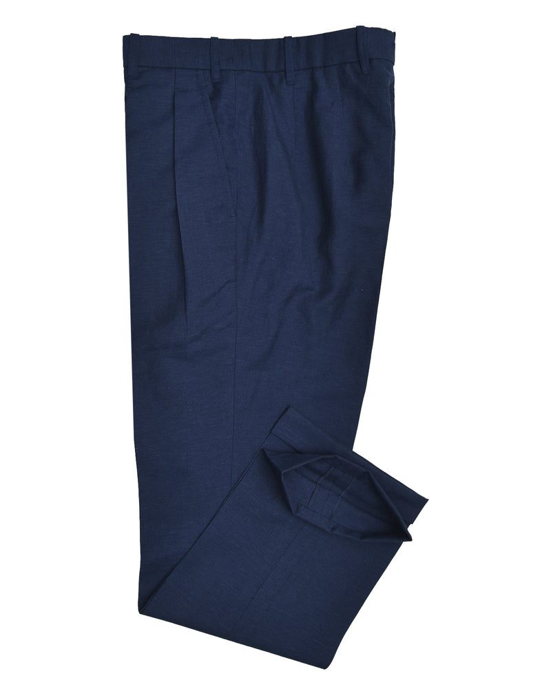 VBC: Navy Blue Wool-Linen