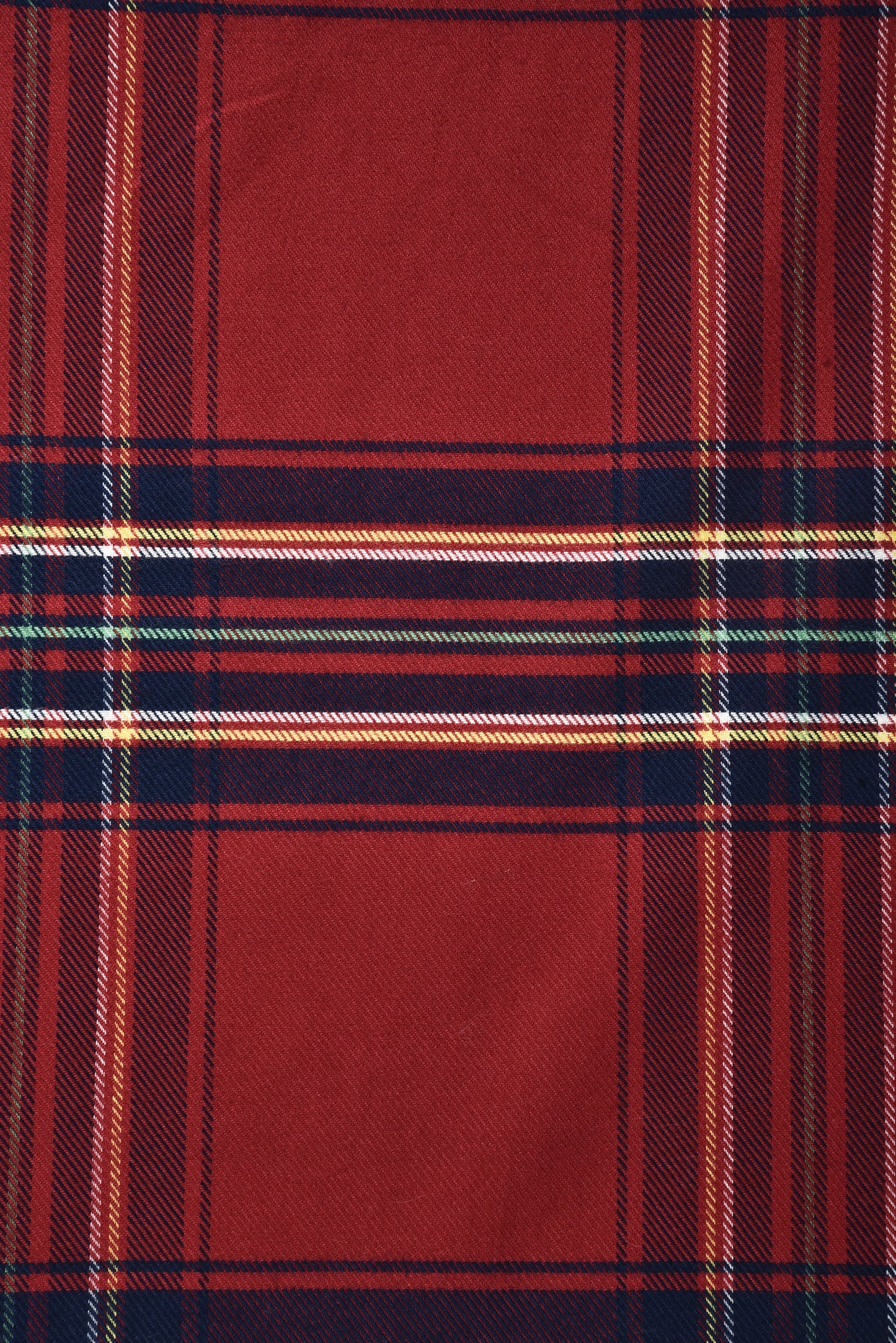 Red Navy Blue Tartan Flannel Shirt