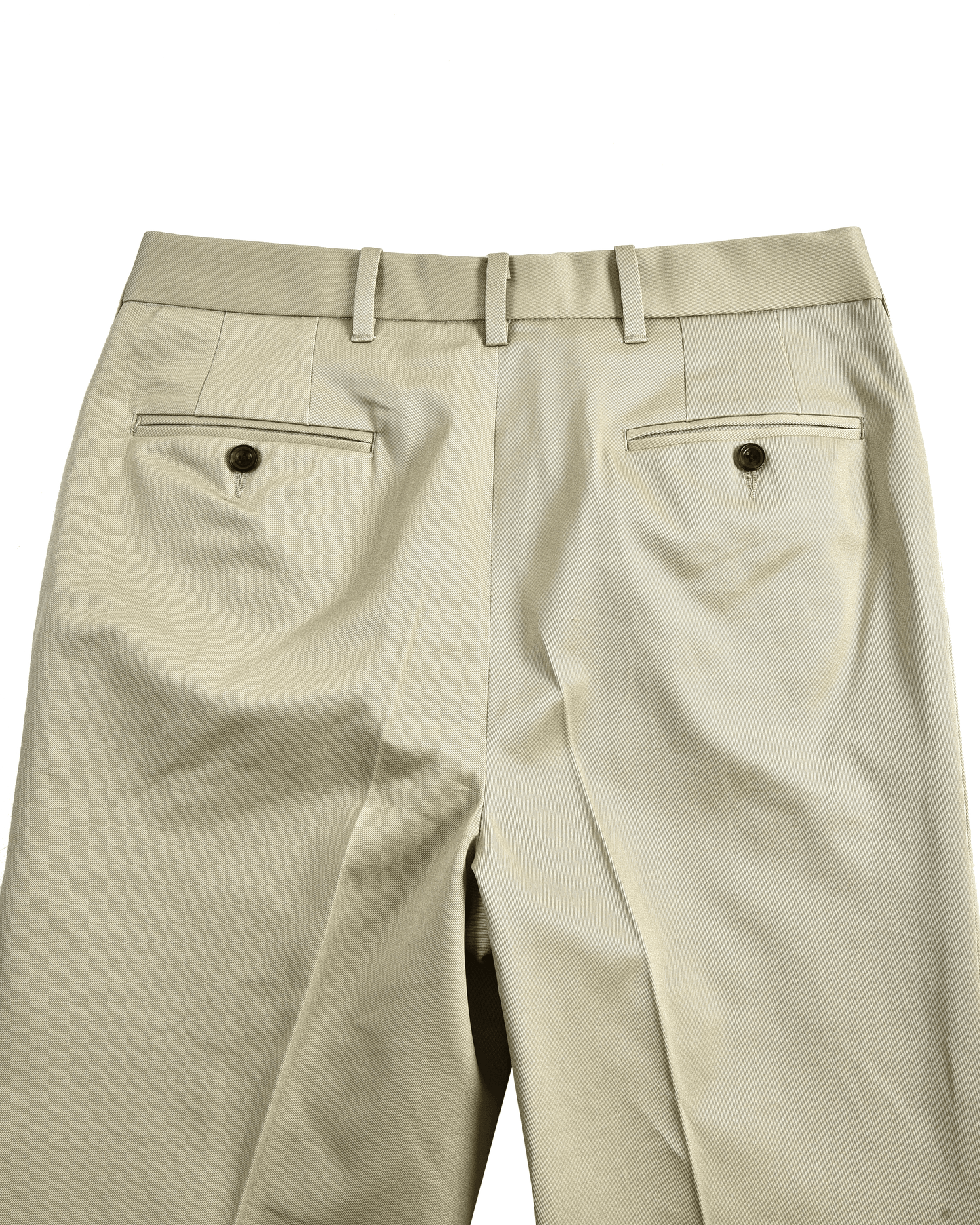 Khaki Cotton Twill Pant