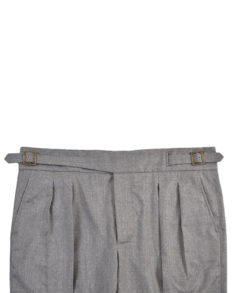 Gurkha Pant in Vitale Barberis Canonico - Flannels Light Grey
