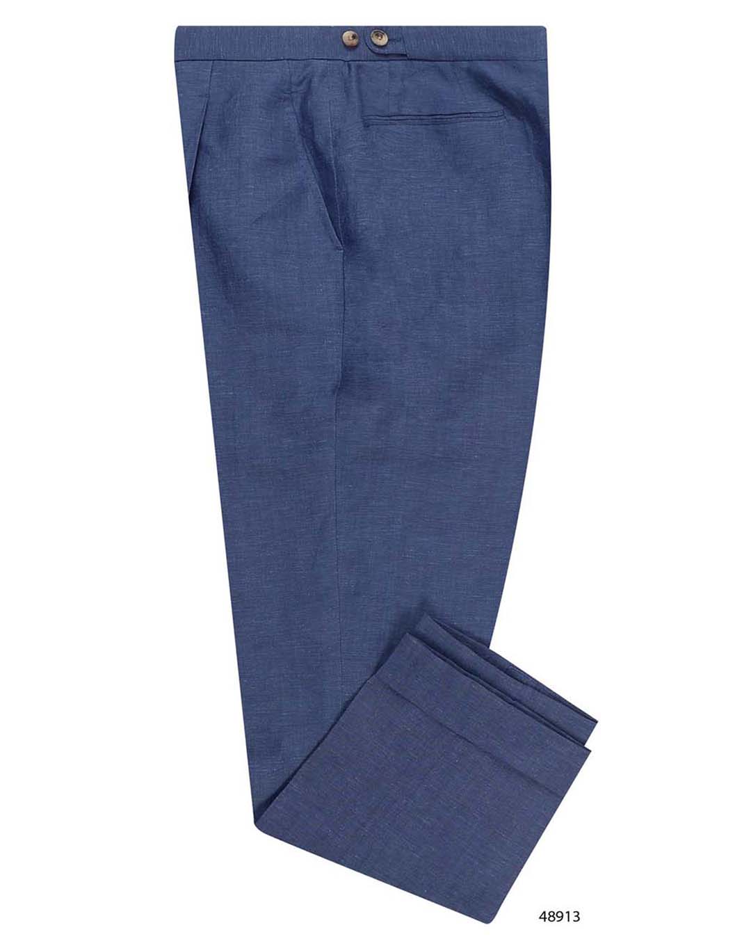 VBC: Indigo Blue Wool-Linen