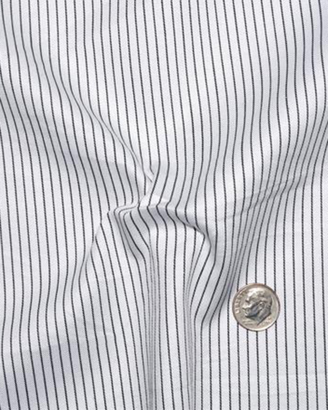Luxire Presto: Monti White & Black Pin Stripes