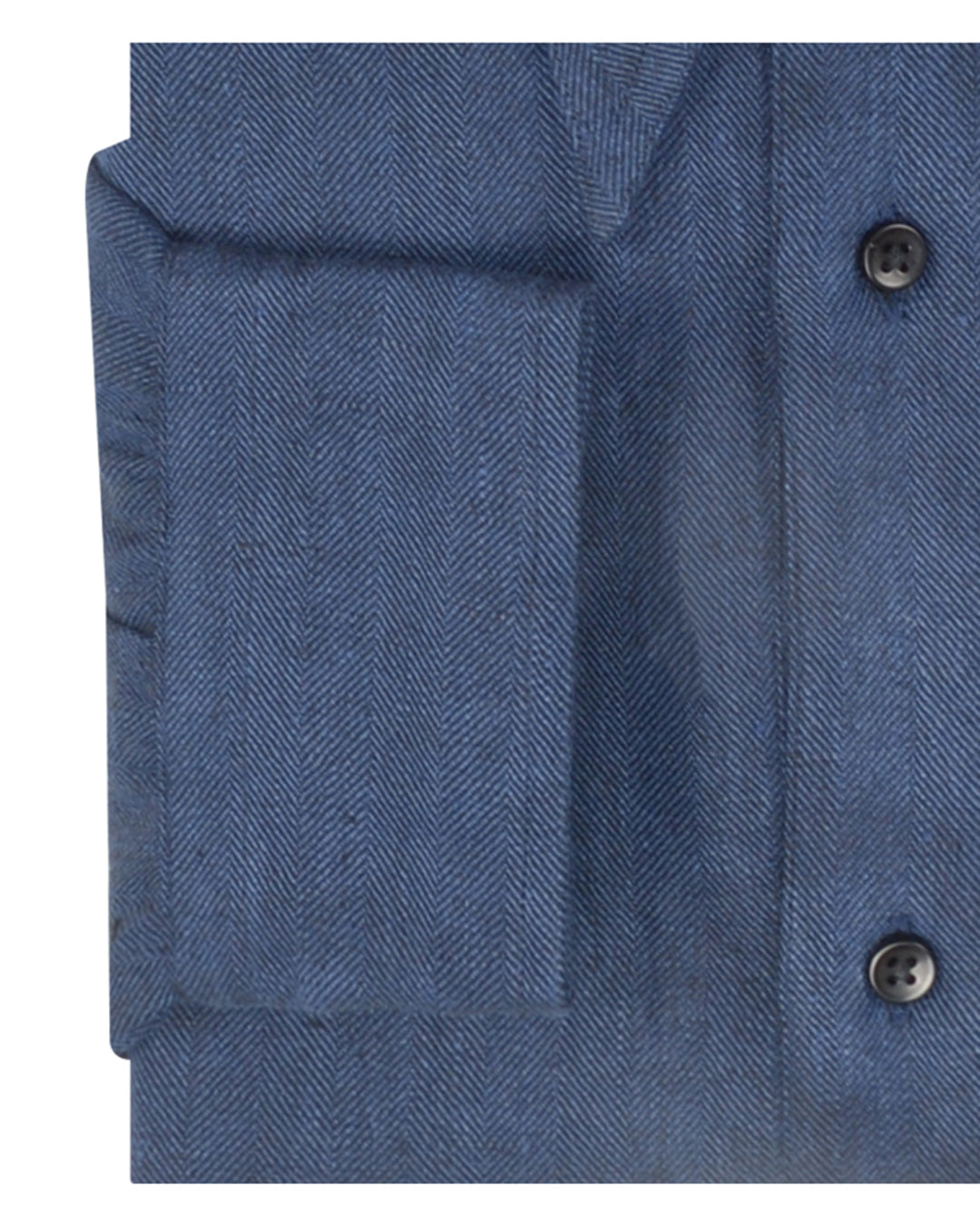 Linen: Lustrous Navy Herringbone