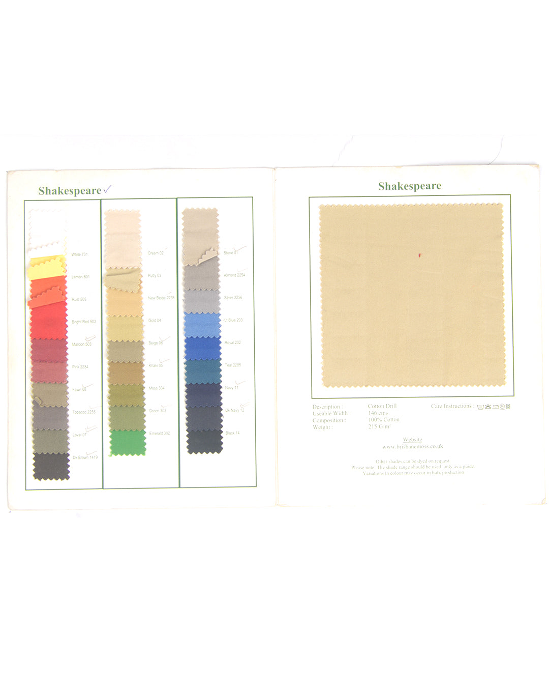 Brisbane Moss Stone Grey Twill