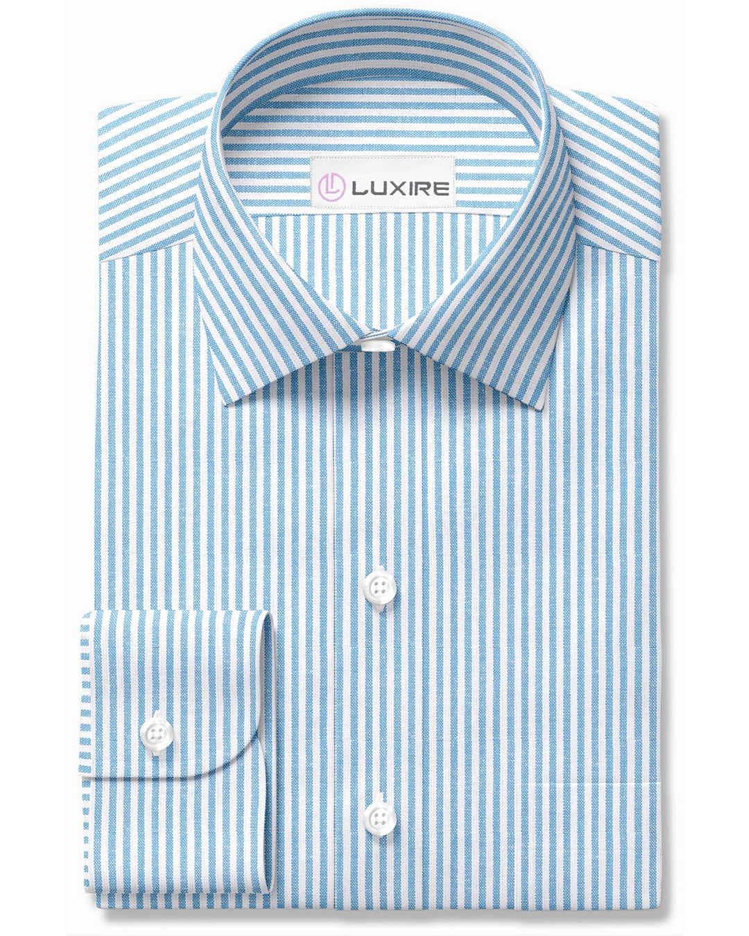True Blue University Stripes Oxford