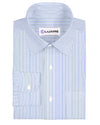 Alumo Light Blue Cornflower and Navy Stripes