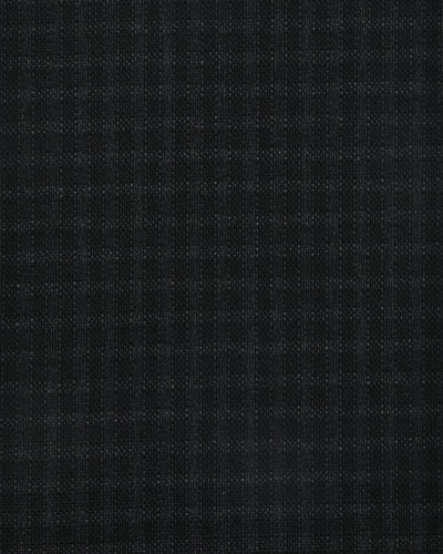 Holland & Sherry Crispaire Charcoal Shadow Block Check