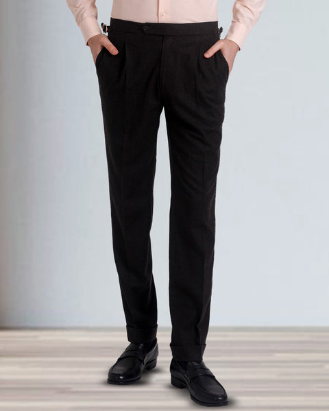VBC Dark Brown Flannel Dress Pant