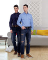 Navy Chambray Shirt