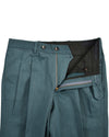 Dark Shaded Green Cotton Twill Pant