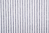 Linen: Grey Tape Stripes On White Shirt