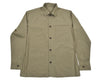 Fresco Cotton Pale Olive Shirt Jacket