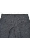 Solbiati Ash Grey Linen Dress Pant