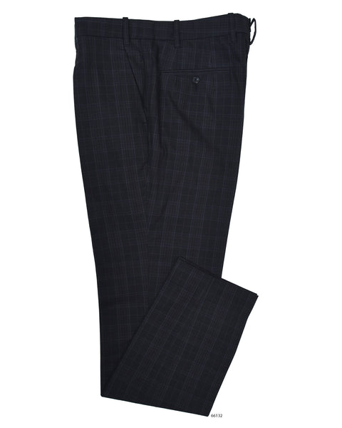 Black Grey Checks Pant