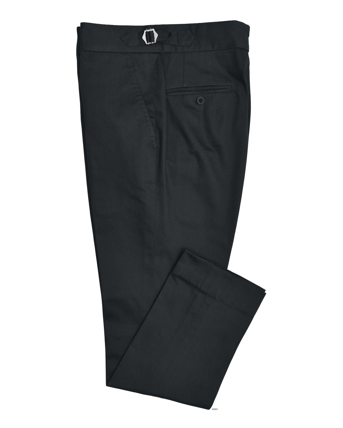 Dark Charcoal Grey Twill Pant - 4