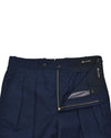 VBC: Navy Blue Wool-Linen