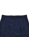 VBC: Navy Blue Wool-Linen