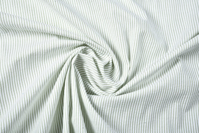 Light Green  Dress Stripes Seersucker
