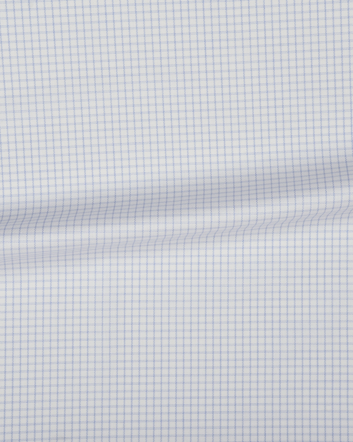 Nevron Wrinkle-Resistant Blue Checks on White Oxford Shirt - 4