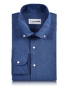 Blue End on End Dress Shirt
