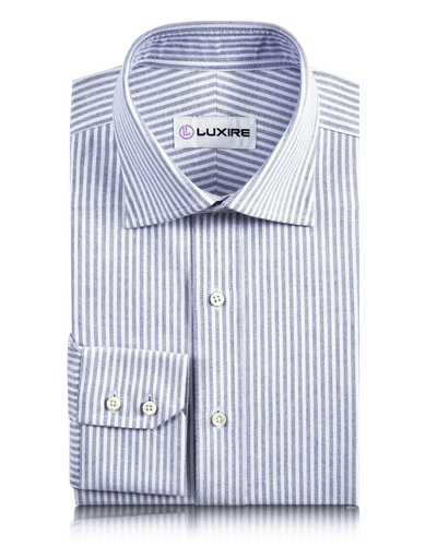 Indigo University Stripes Oxford