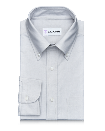 Pale Grey Oxford Shirt