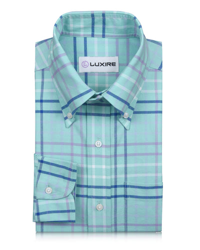 Mint Green Check Shirt