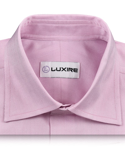 Pink Herringbone Shirt