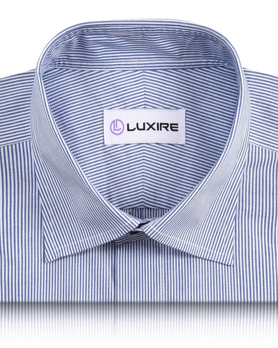 Navy Dress Stripes Shirt