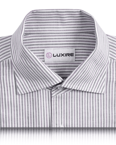 Shades of Purple Stripes Oxford Shirt