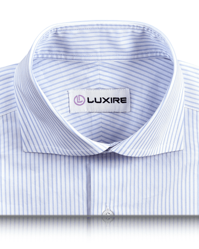 Pale Blue Dress Stripes Shirt