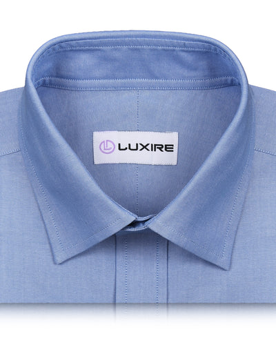 Blue Pinpoint Oxford Dress Shirt