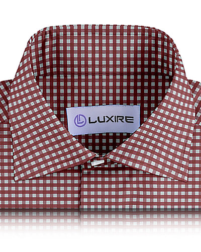 Salmon Pink Gingham
