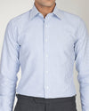 Navy University Stripes Oxford