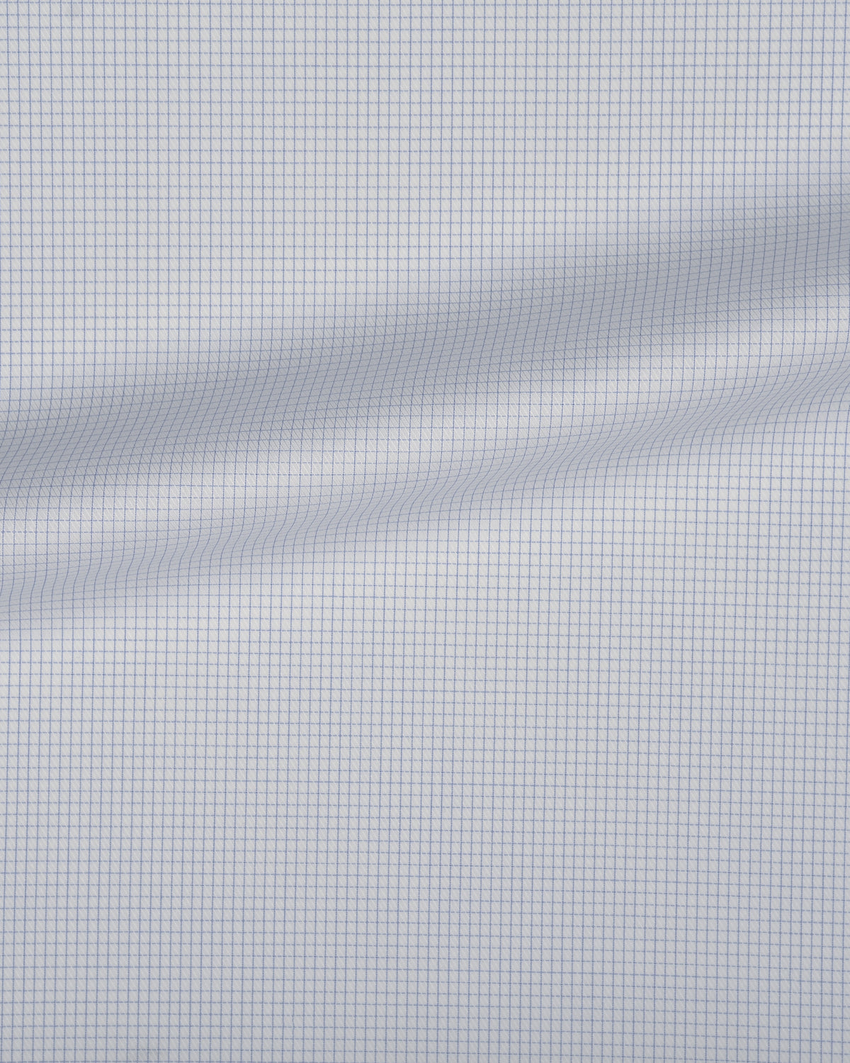 Nevron Wrinkle-Resistant Blue Graph Checks on White Twill Shirt - 4