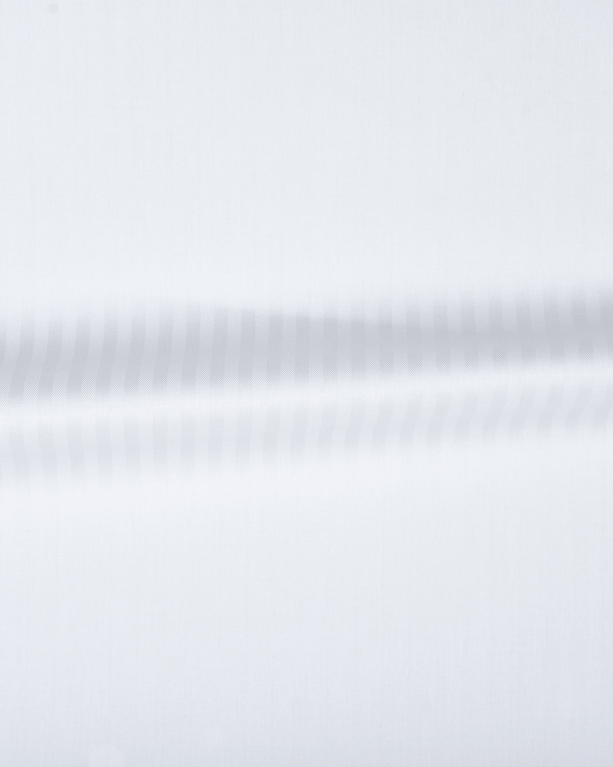 Nevron Wrinkle-Resistant White Self Stripes Herringbone Shirt - 4