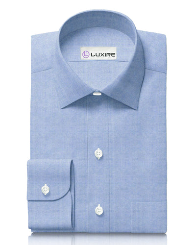 Dark Blue Pinpoint Oxford