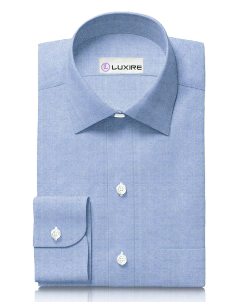 Dark Blue Pinpoint Oxford