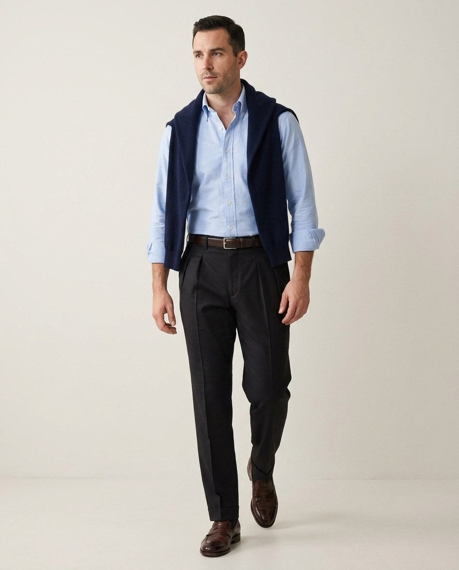 After Dark Grey Cotton Twill - 11