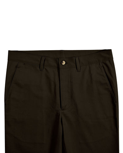 Genoa Chino Pant Dark Chocolate Brown