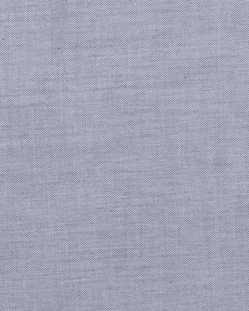 Close up of the custom oxford shirt for men by Luxire in blue 2