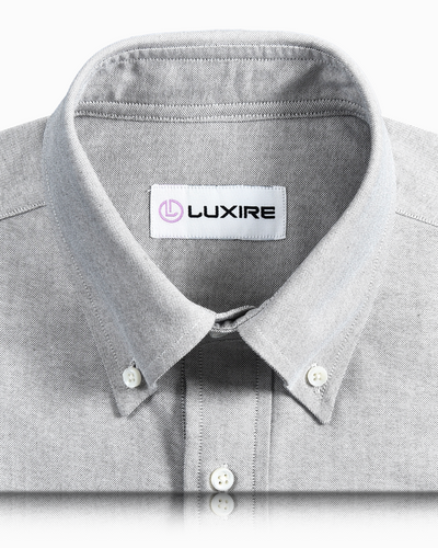 Pebble Grey Oxford Shirt
