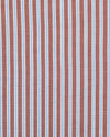 Blue White Rust Stripes Oxford Shirt