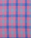 Linen: Pink Blue Gingham Checks