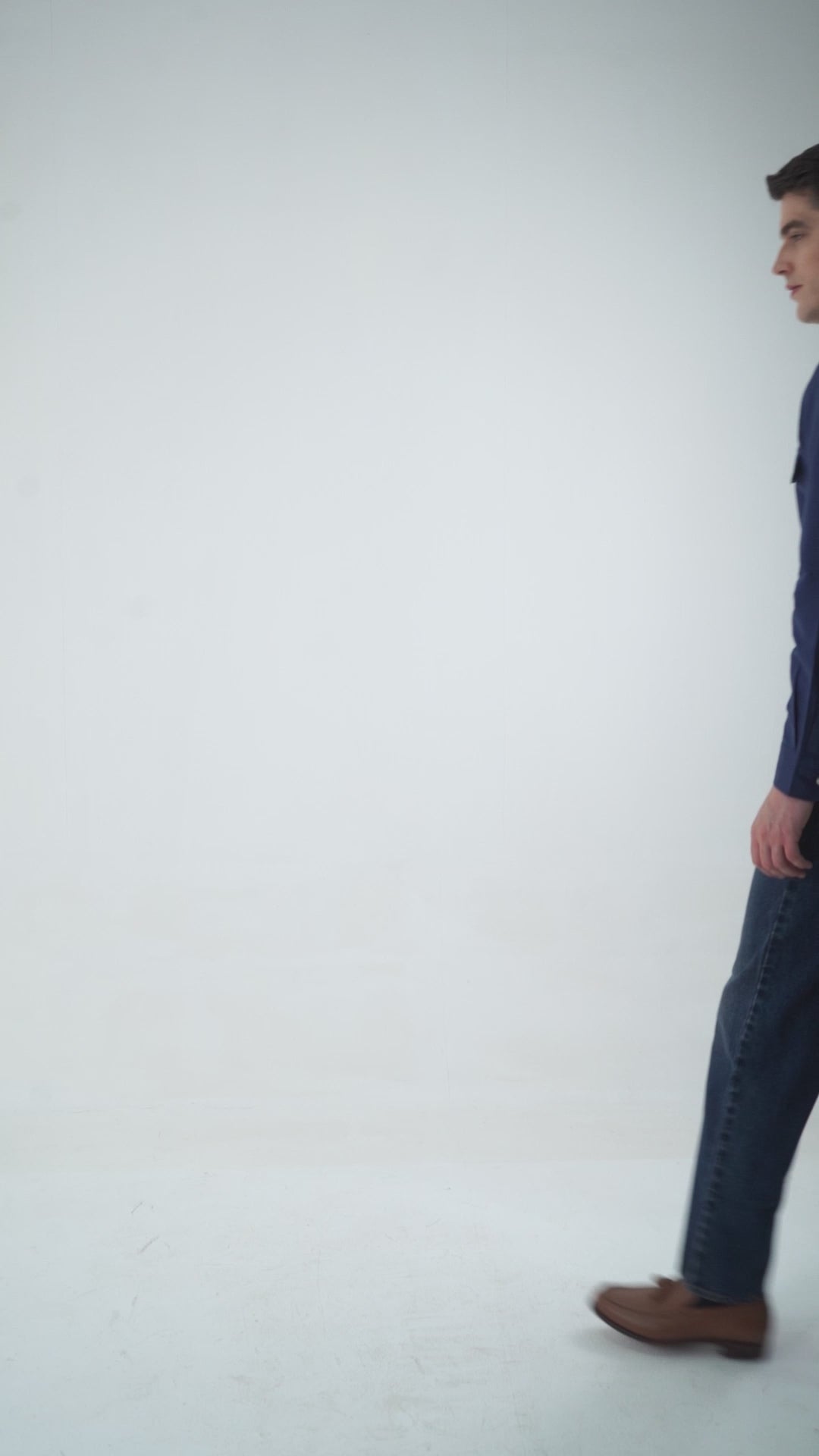 Navy Chambray Shirt
