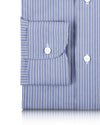 Grey White Blue & Black Alternate Stripes