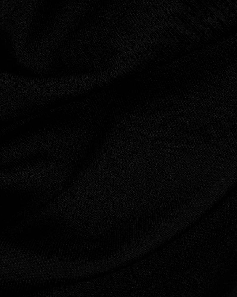 Sondrio Cotton: Black Heavy Denim Twill