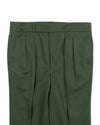 VBC :100% Wool Green Flannel