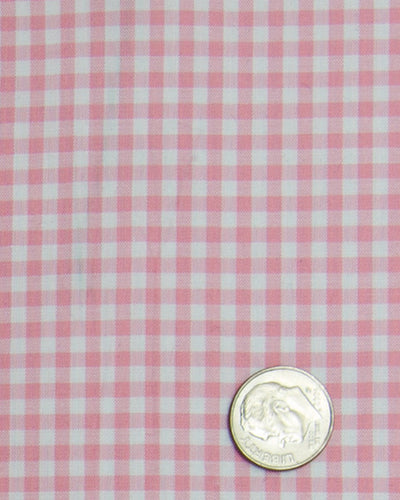 Rose Pink Light Gingham
