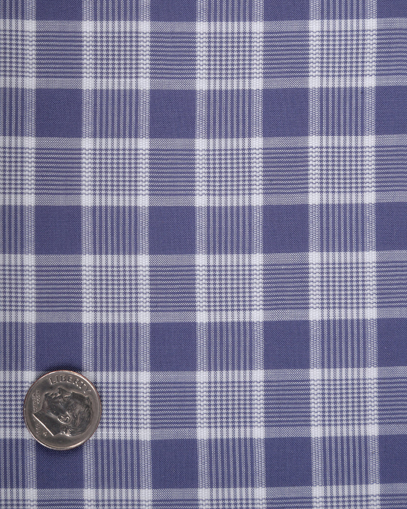 Albini: Purple Tartan Checks